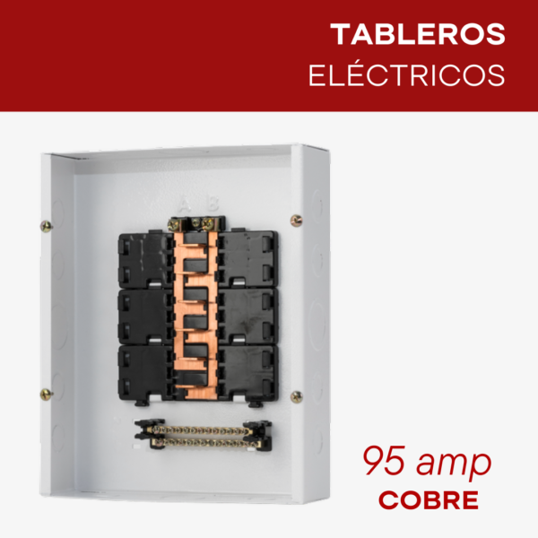 TABLEROS ELECTRICOS DE DISTRIBUCION DE 95 AMPERIOS CON INTERIOR EN COBRE | RECOL SAS