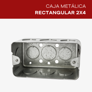 CAJAS METALICAS GALVANIZADAS PARA EMPALME ELECTRICO Y SECTOR INDUSTRIAIL | TERCOL CAJA | CAJA 2X4 DE METAL